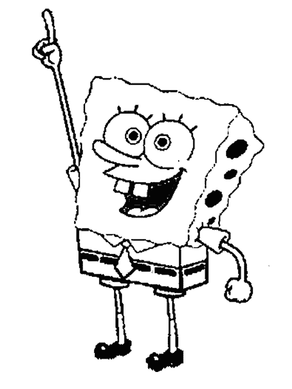 Coloriage 12 Spongebob