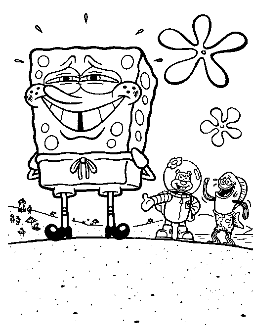 Coloriage 14 Spongebob