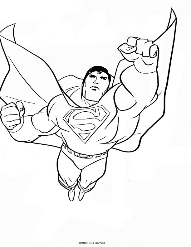 Coloriage 33 Superman