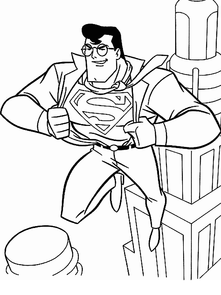 Coloriage 64 Superman