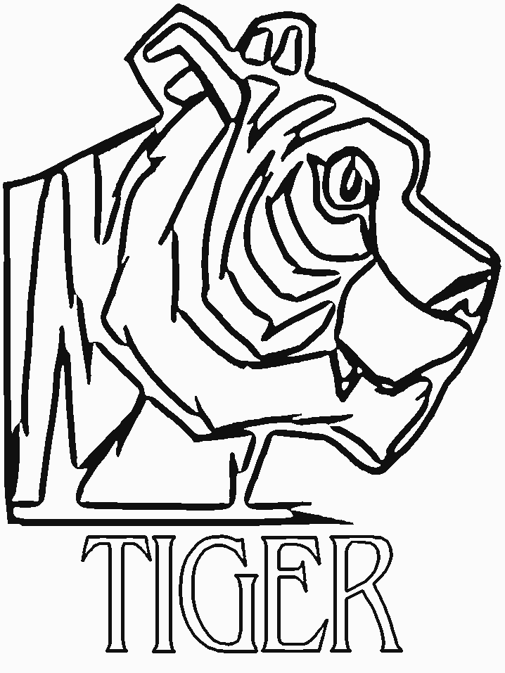 Coloriage 20 Tigres