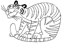 Coloriage Tigres 14