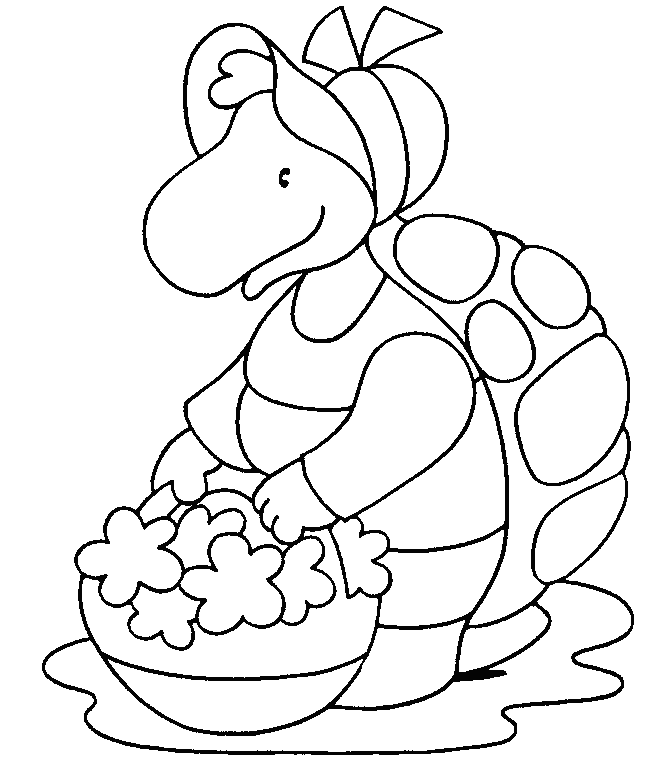 Coloriage 13 Tortues