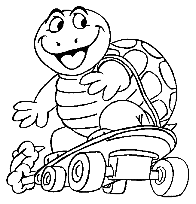 Coloriage 18 Tortues