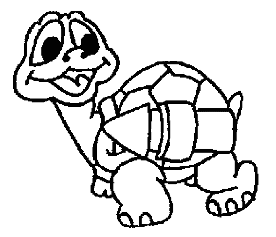 Coloriage 21 Tortues