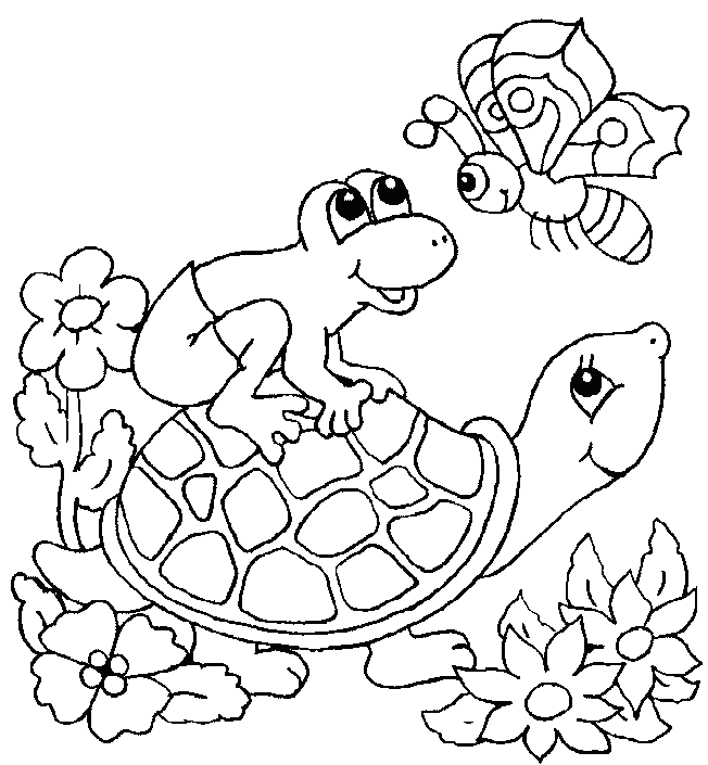 Coloriage 23 Tortues