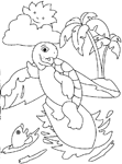 Coloriage Tortues 8