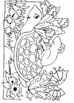 Coloriage Tortues 9