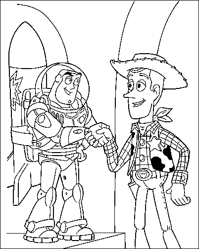 Coloriage 9 Toy story