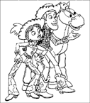Coloriage Toy story 4