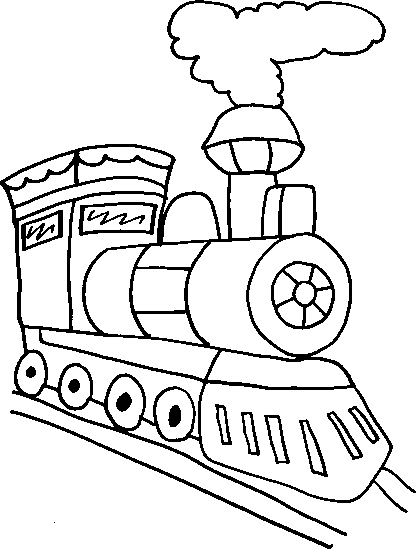 Coloriage 6 Trains