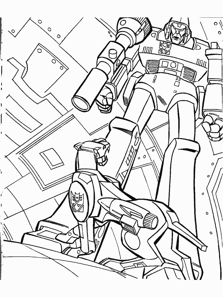 Coloriage 14 Transformers