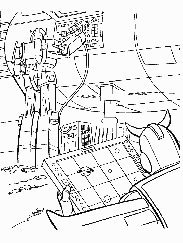 Coloriage 17 Transformers