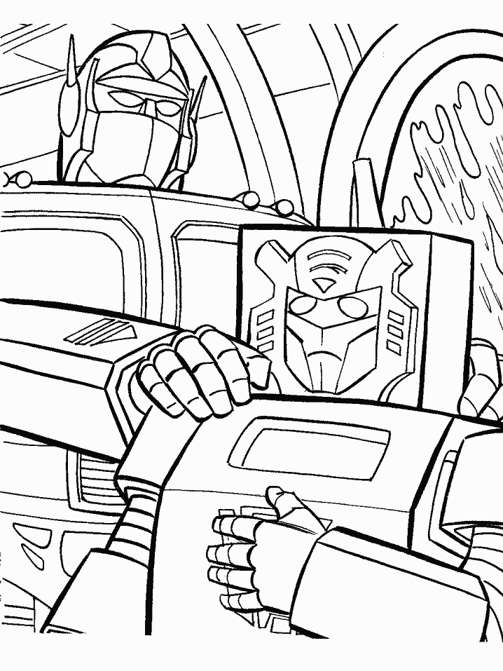 Coloriage 18 Transformers