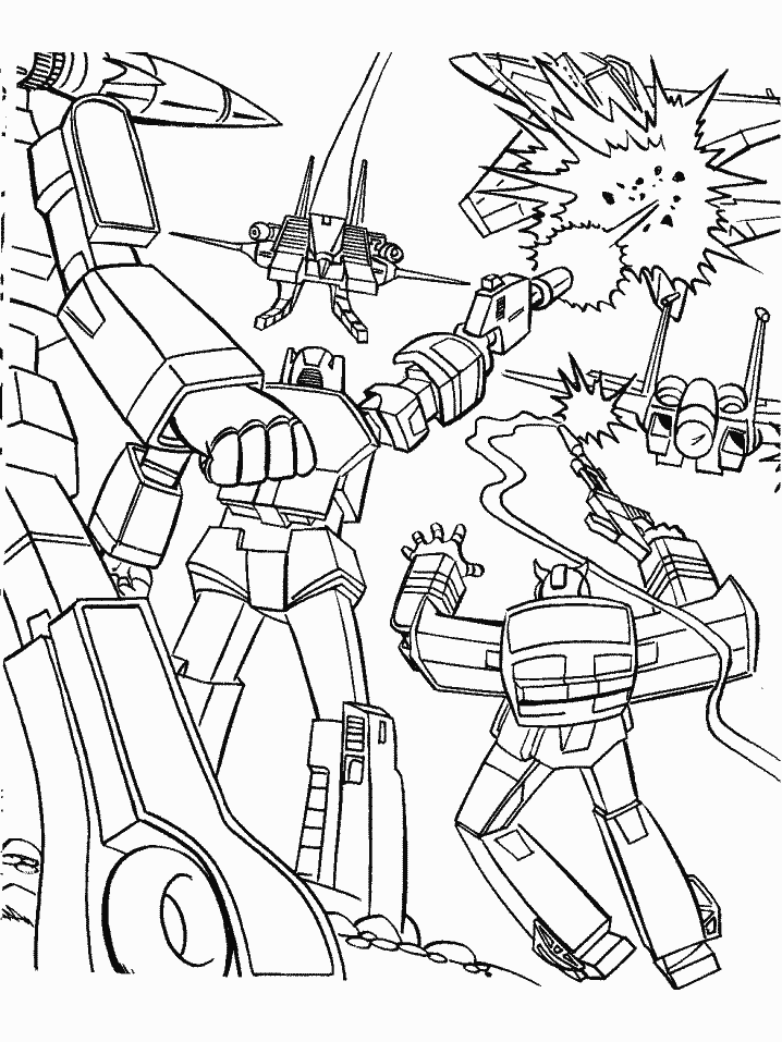 Coloriage 20 Transformers