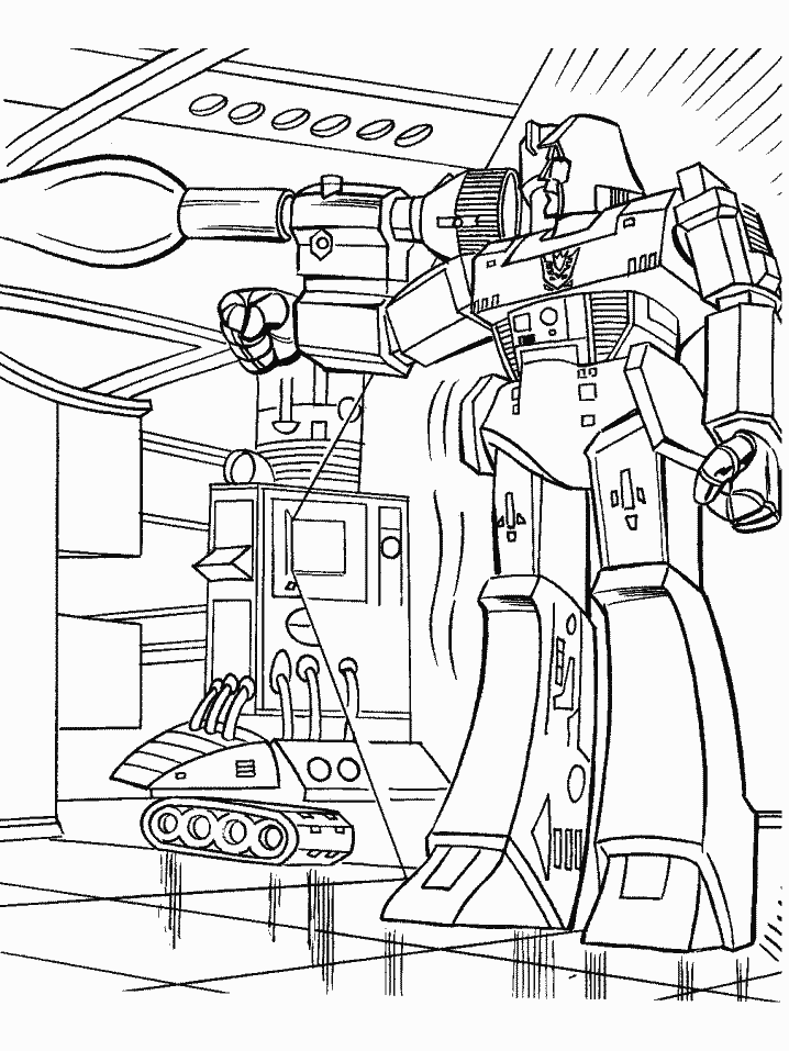 Coloriage 21 Transformers