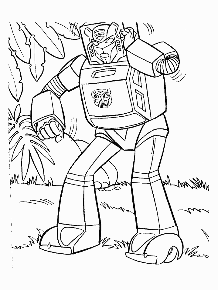 Coloriage 3 Transformers