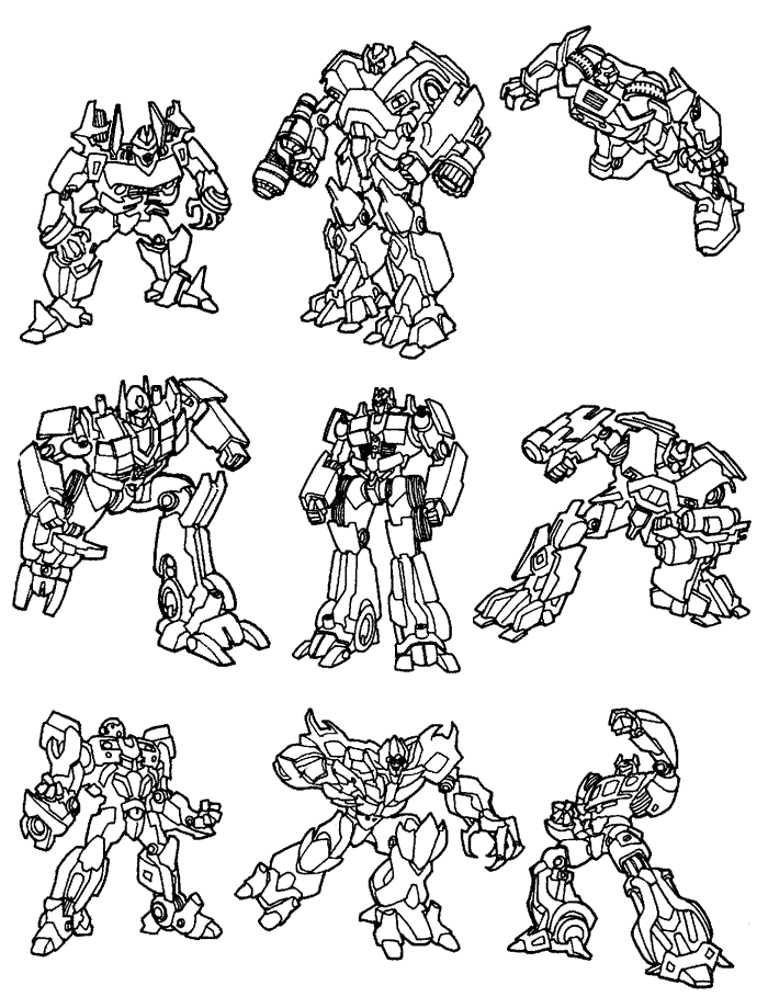 Coloriage 35 Transformers
