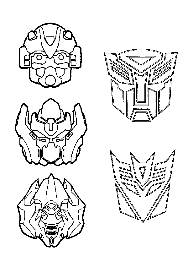 Coloriage 36 Transformers