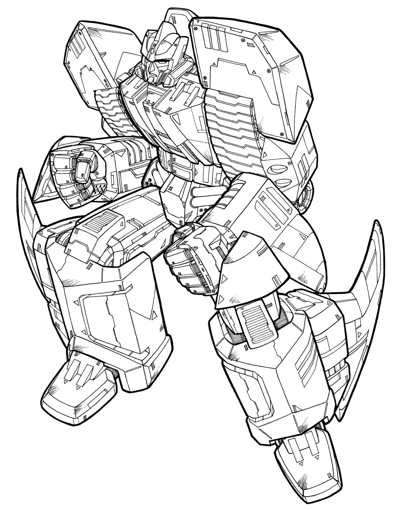 Coloriage 42 Transformers