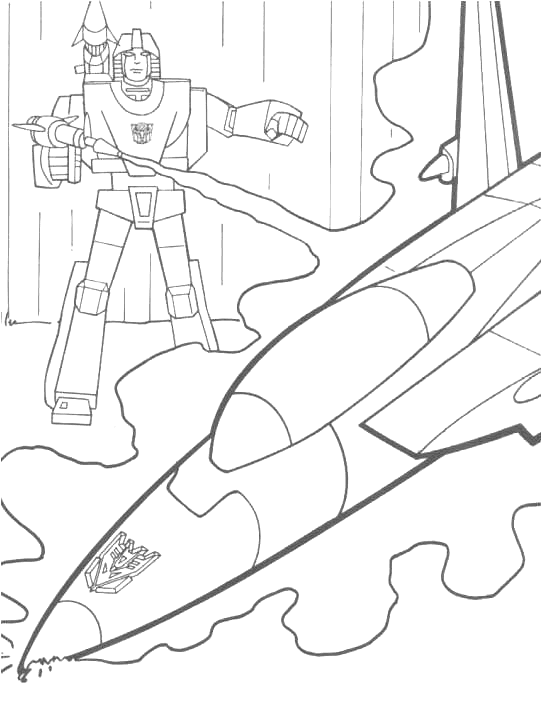 Coloriage 46 Transformers
