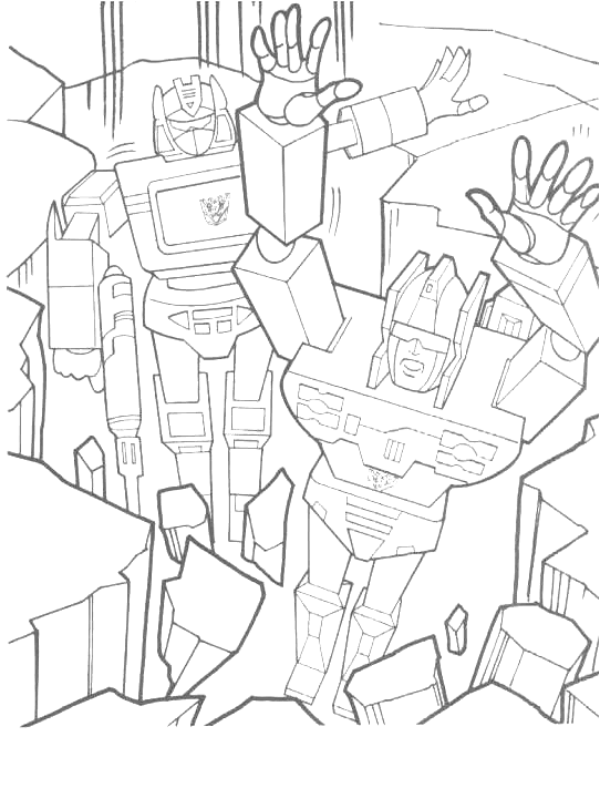 Coloriage 48 Transformers