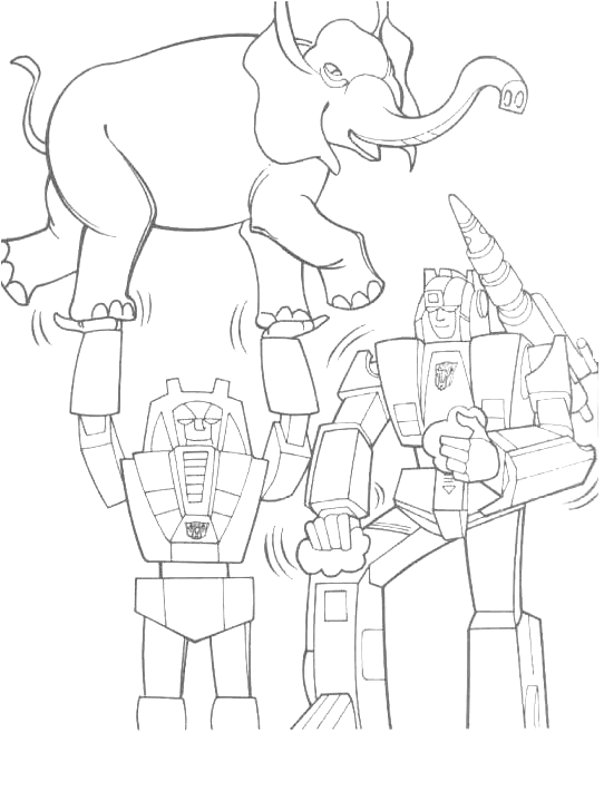 Coloriage 49 Transformers