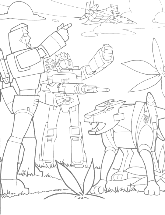 Coloriage 52 Transformers