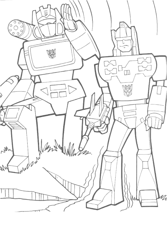 Coloriage 55 Transformers