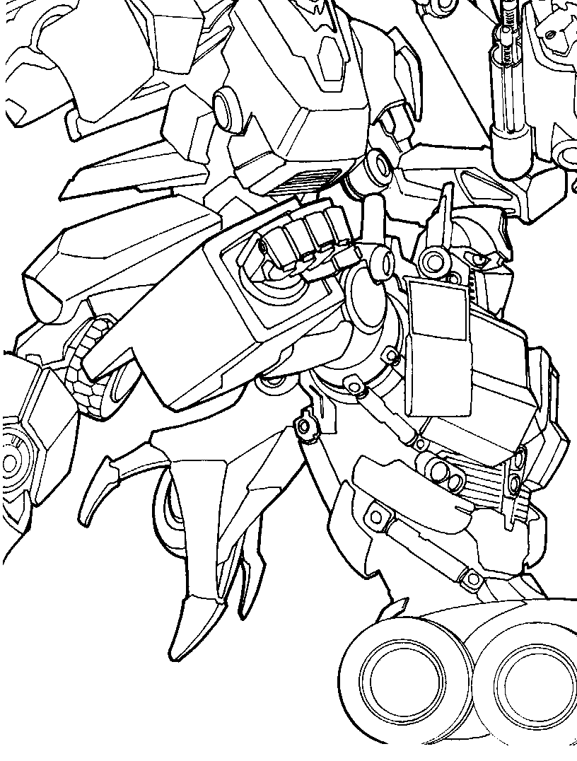 Coloriage 60 Transformers