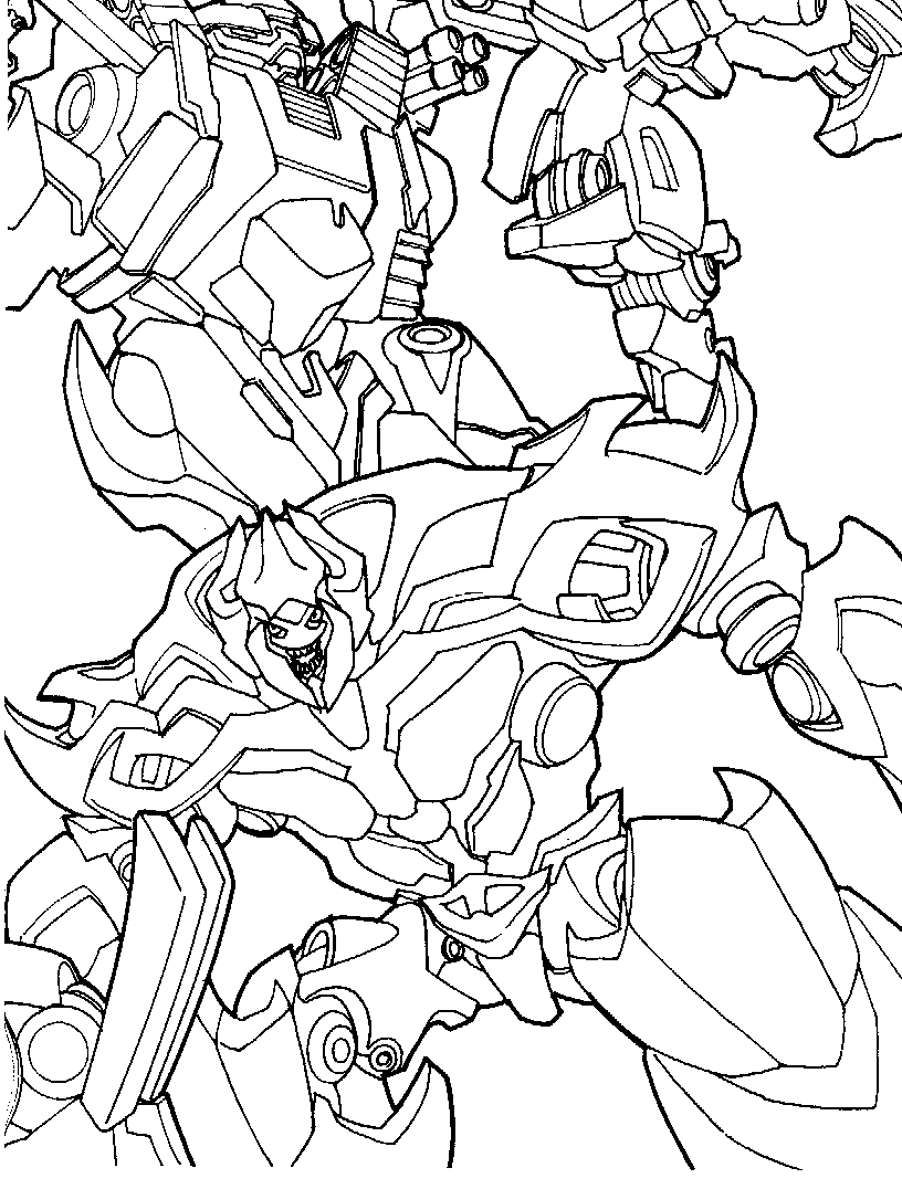 Coloriage 61 Transformers