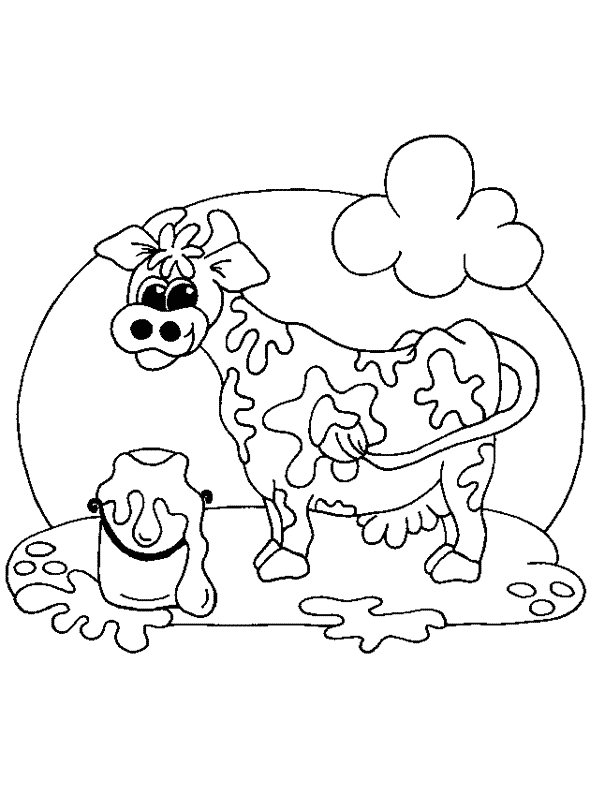 Coloriage 18 Vaches