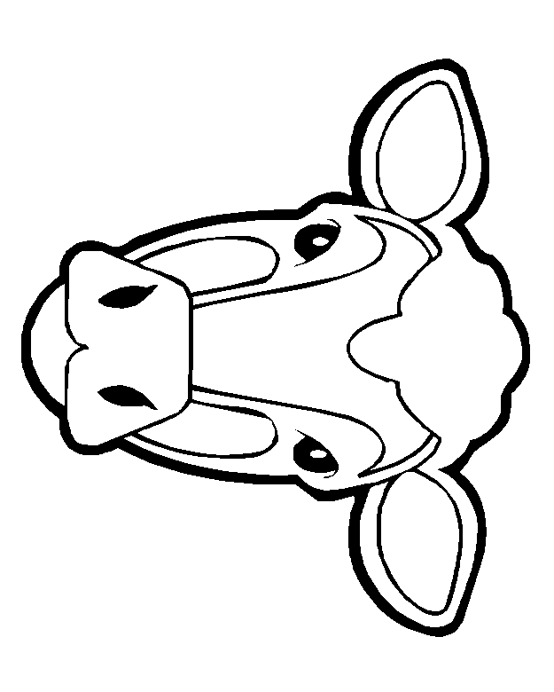Coloriage Vache En Ligne