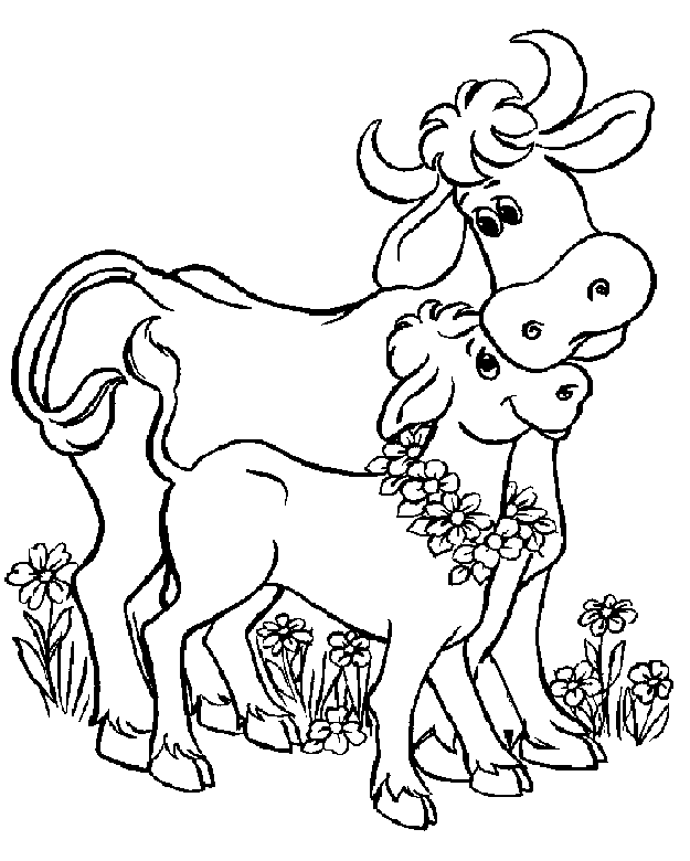 Coloriage 22 Vaches