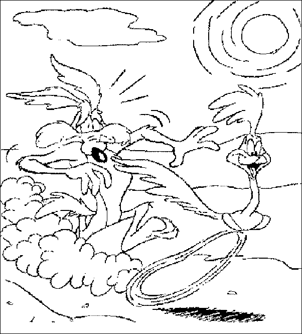 Coloriage 6 Wile coyote