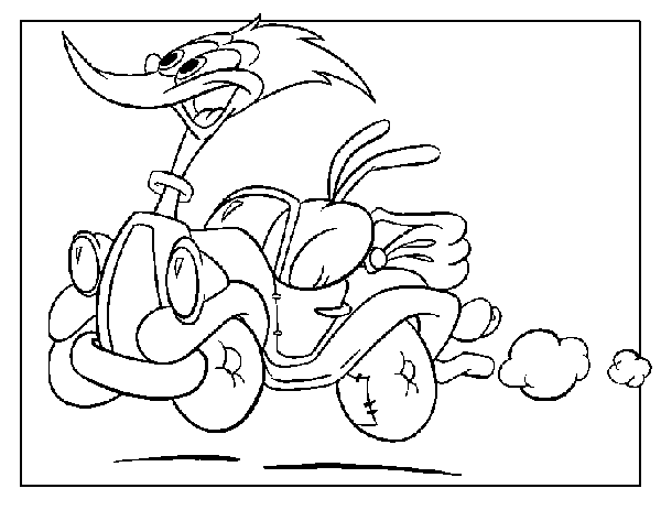 Coloriage 5 Woody-woodypecker