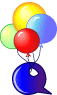 EMOTICON ballons alphabet 17