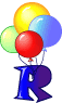 EMOTICON ballons alphabet 18