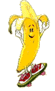 Gifs Animés bananes 32