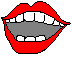دهان های gif 9