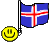 EMOTICON drapeau de l-islande 1