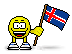 EMOTICON drapeau de l-islande 4