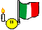 EMOTICON drapeau de l-italie 4