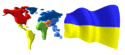 EMOTICON drapeau de l-ukraine 9