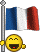 EMOTICON drapeau de la france 15