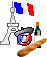 EMOTICON drapeau de la france 18