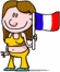 EMOTICON drapeau de la france 21