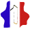 EMOTICON drapeau de la france 9