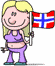 Gifs Animés drapeau de la norvege 7