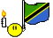 Gifs Animés drapeau de la tanzanie 4